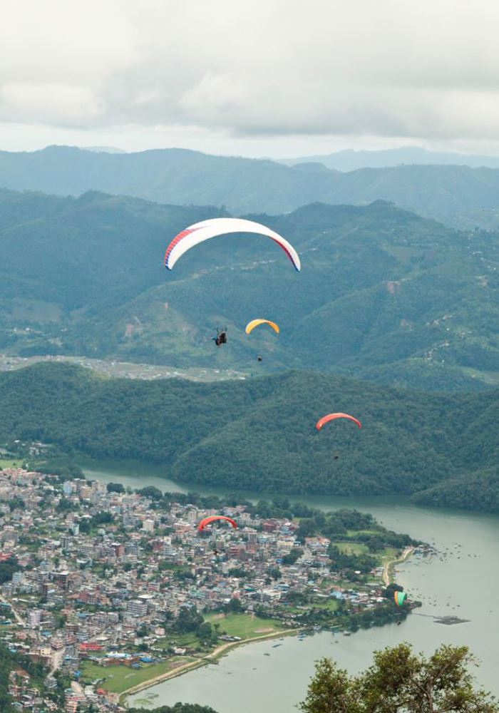 Paragliding in Nepal